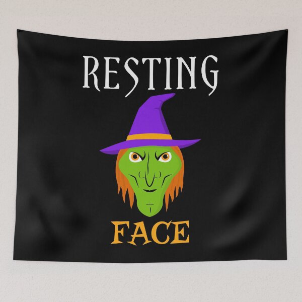 Item preview, Resting Witch Face designed and sold by mrhighsky.