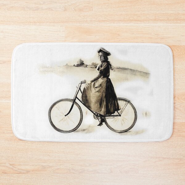 Item preview, The Lady on the Bicycle designed and sold by PictureNZ.