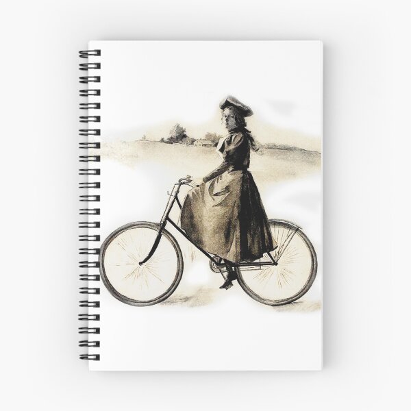 Item preview, The Lady on the Bicycle designed and sold by PictureNZ.