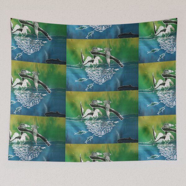 Item preview, Feeding Frenzy in the Southern Ocean designed and sold by JulieMoss.
