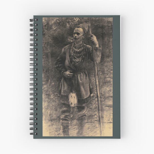 Item preview, Sami in the woods, Same i skogsbryn, Illustration by John Bauer 1906 designed and sold by immortalpeaches.