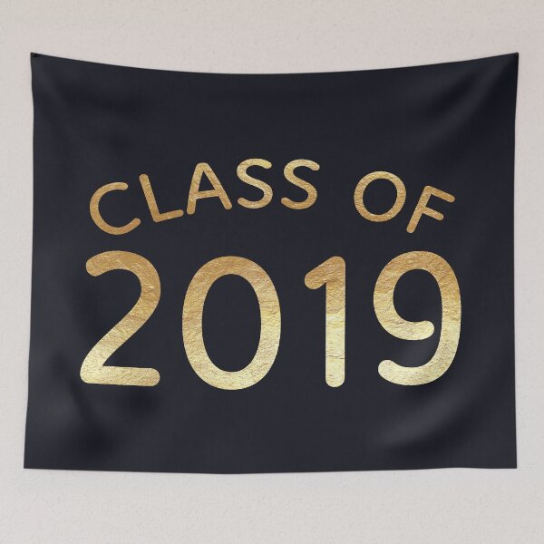 Item preview, Graduating Class of 2019 | Gold Foil | Stickers | T-shirts | Mugs | Tapestry designed and sold by ABdigitaldesign.