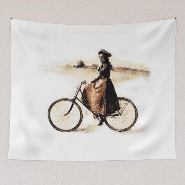Item preview, The Lady on the Bike (1890's) designed and sold by PictureNZ.