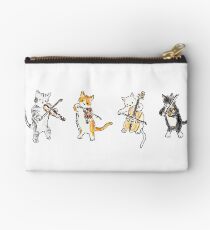 String Meowtet Zipper Pouch