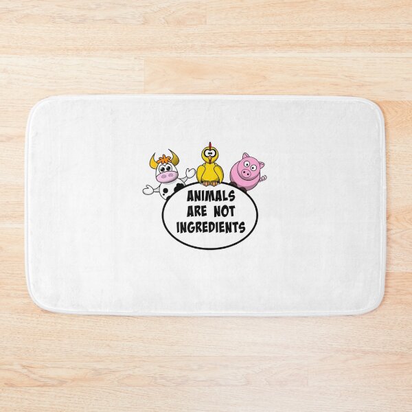 Item preview, Animals Are Not Ingredients Vegetarian Vegan Oval Running Sticker Decal Car Window Bumper Sticker designed and sold by Nextlevellife.