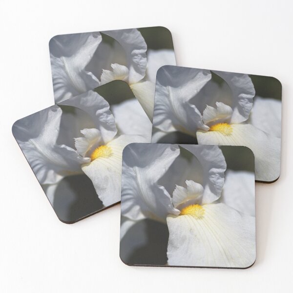 Item preview, White Iris Large Head designed and sold by Joy Watson - Natural Light Photography .