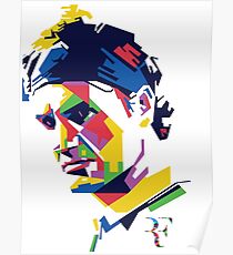 Roger Federer Kunst Poster