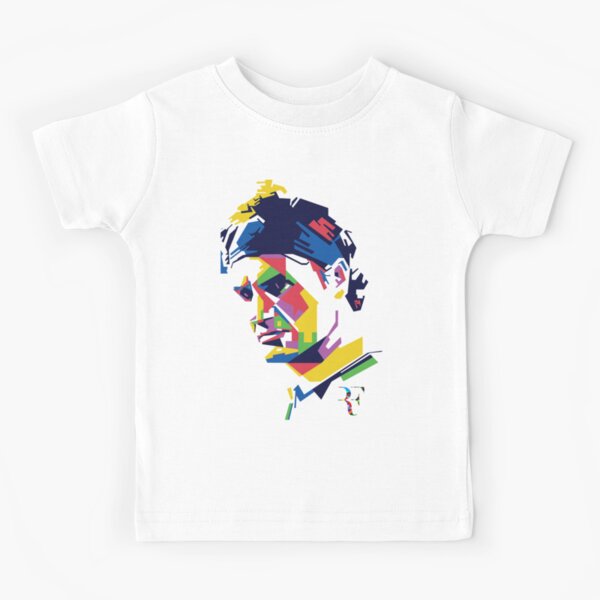 Roger Federer art Kids T-Shirt