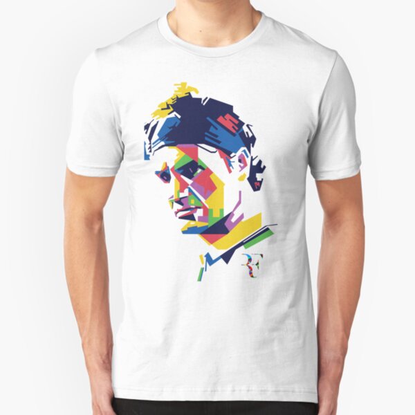 Roger Federer art Slim Fit T-Shirt
