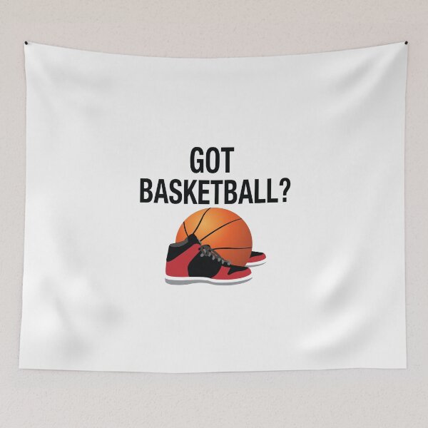 Item preview, 'Got Basketball' (White) designed and sold by The Button Gal.