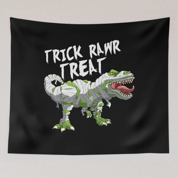 Item preview, Trick Rawr Treat T-Rex Mummy Halloween Dino designed and sold by BornDesign.