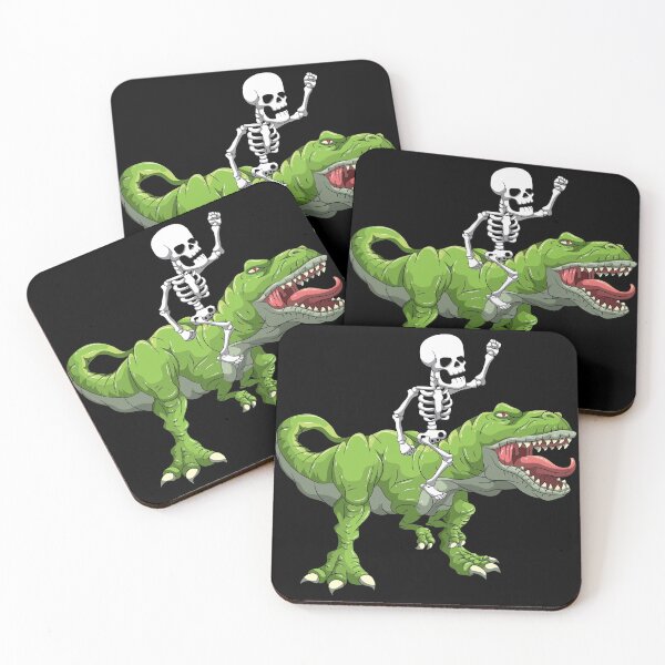 Item preview, Skeleton Riding T-Rex Halloween Costume designed and sold by BornDesign.