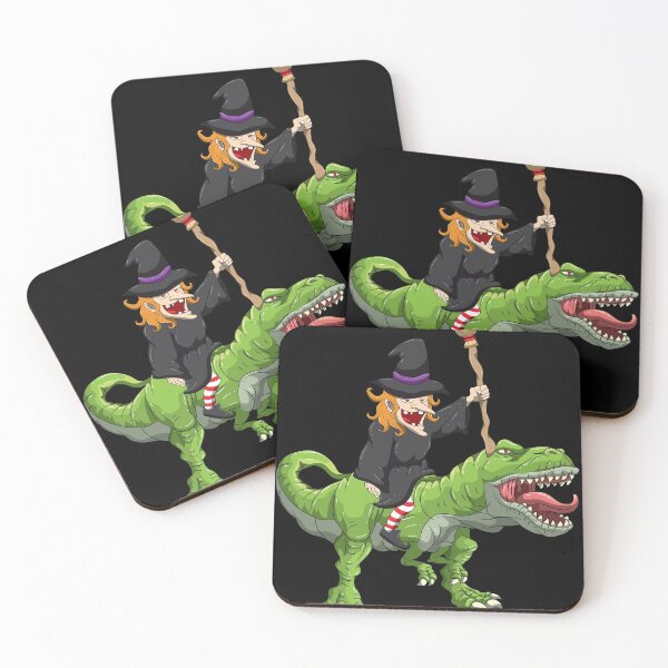 Item preview, Witch Riding T-Rex Halloween Costume designed and sold by BornDesign.