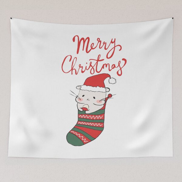Item preview, Hamster Rabbit Mouse Rodent Kawaii Christmas in Sock Socks Gift designed and sold by TuuliTuule.