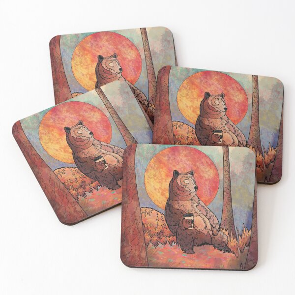 Item preview, The relaxing bear designed and sold by Swadeillustrations.