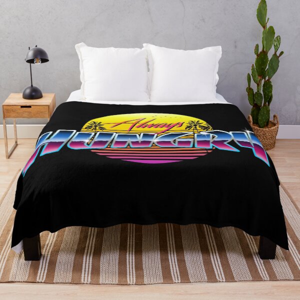 Item preview, Retro Synthwave Always Hungry designed and sold by GODZILLARGE.