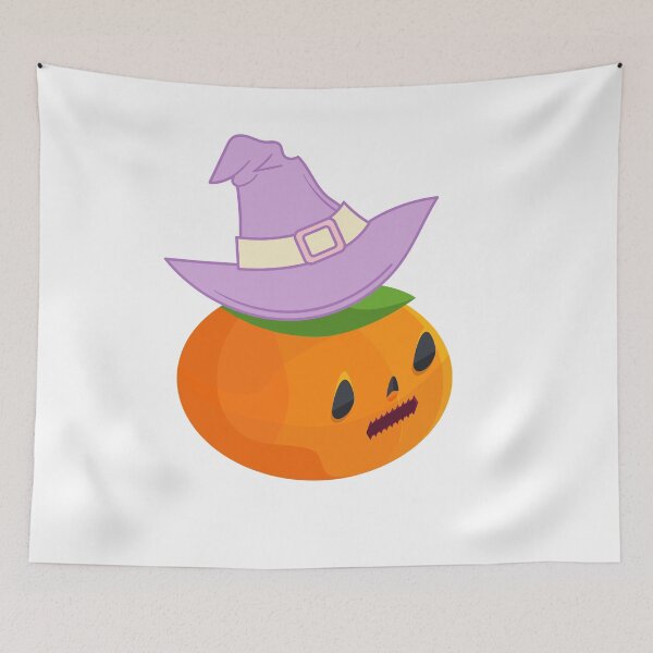 Item preview, Halloween Pumpkin Head With Hat designed and sold by TextyQuotes.