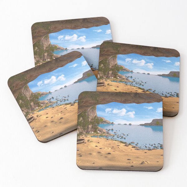 Item preview, Fantasy Cave Beach designed and sold by Marc  Mons.