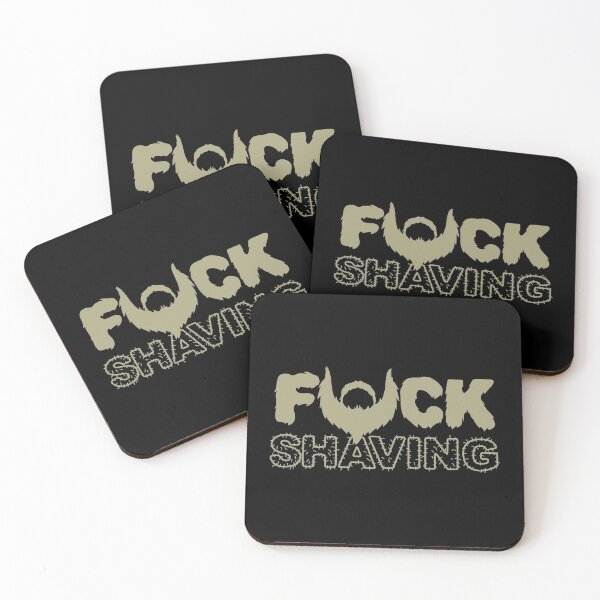 Item preview, Fuck Shaving - Beard Shaving  designed and sold by CuringBreakup.