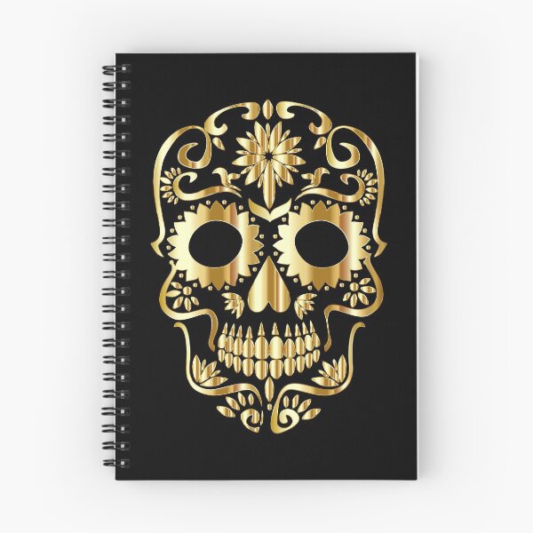 Item preview, Golden death head designed and sold by nellylebrun.