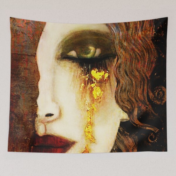 Item preview, Golden Tears Freya’s Tears of Gold Anne Marie Zimmerman (School of Klimt) designed and sold by timelessfancy.