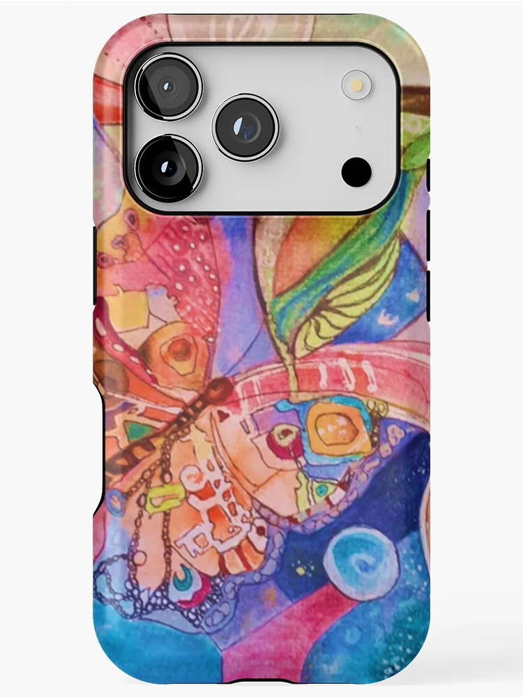 Thumbnail 1 of 4, iPhone Case, Abstract Butterfly designed and sold by Adele Buys.