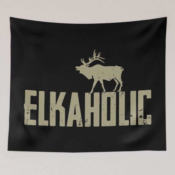 Item preview, Elkaholic Elk Hunting designed and sold by CuringBreakup.