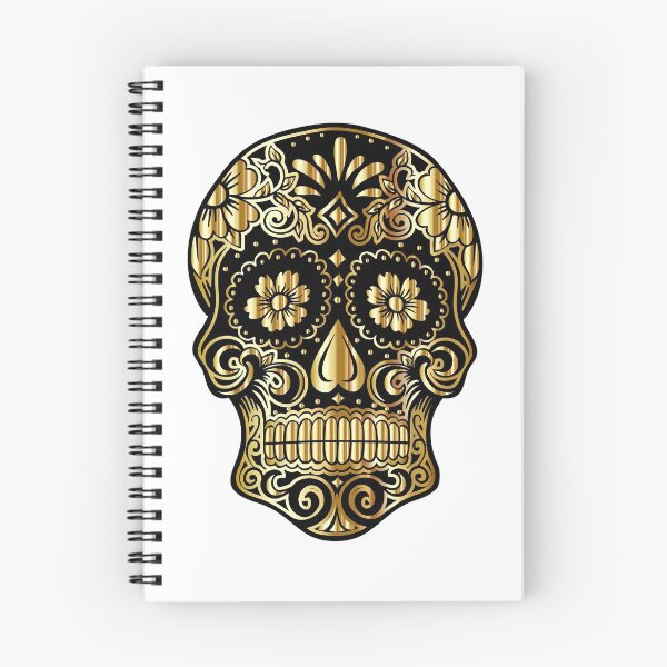 Item preview,  Black and gold death's head designed and sold by nellylebrun.