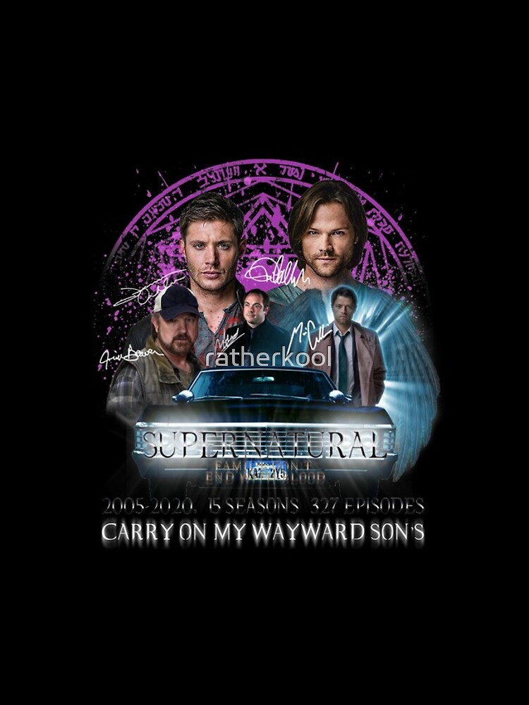 Discover Limited Edition Supernatural Family dont end with Blood Season 15SW Iphone Case