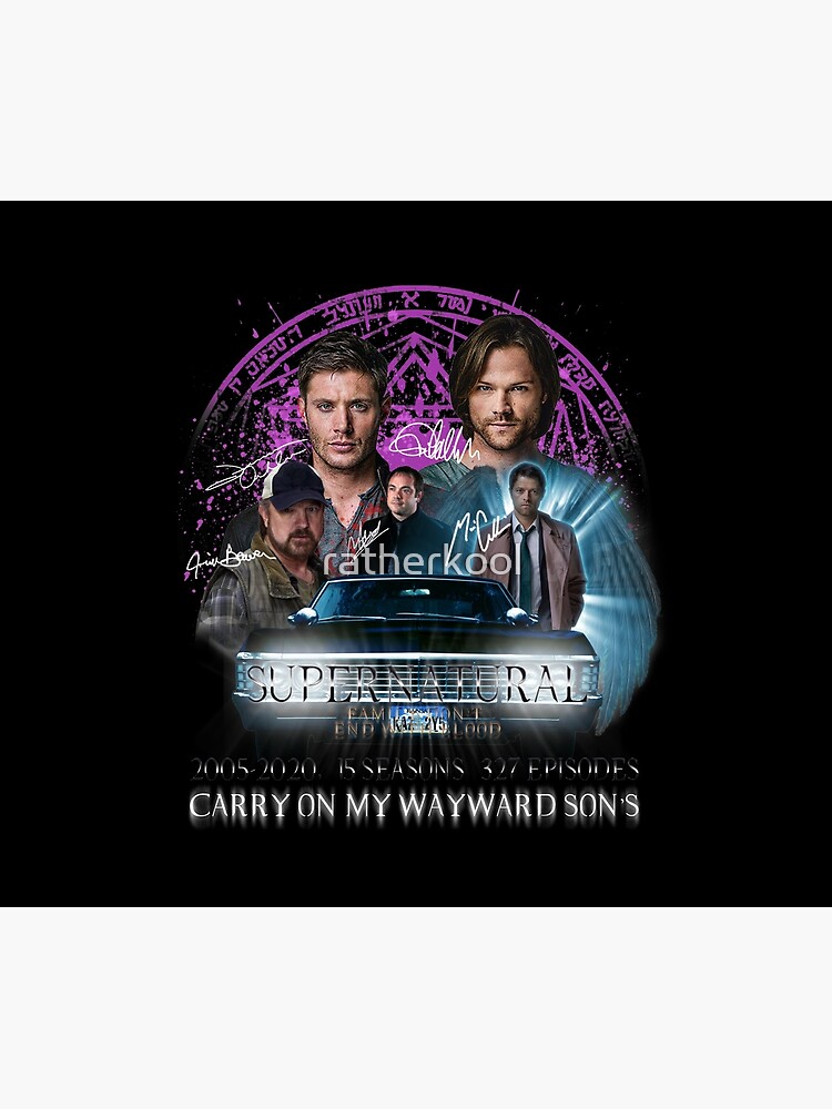 Limited Edition Supernatural Family dont end with Blood Season 15SW by ratherkool