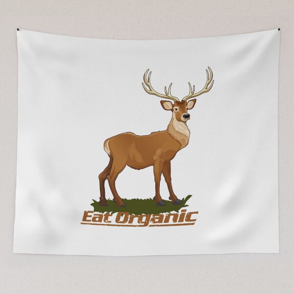 Item preview, Eat Organic Deer Hunting designed and sold by CuringBreakup.