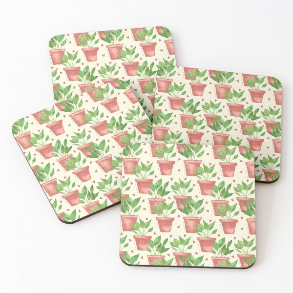 Item preview, Potted Plants Pattern designed and sold by LZ Cathcart.