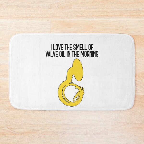 Item preview, Sousaphone - I LOVE THE SMELL OF VALVE OIL IN THE MORNING - Funny Sousaphone Gift, marching band, brass band designed and sold by HEJAshirts.