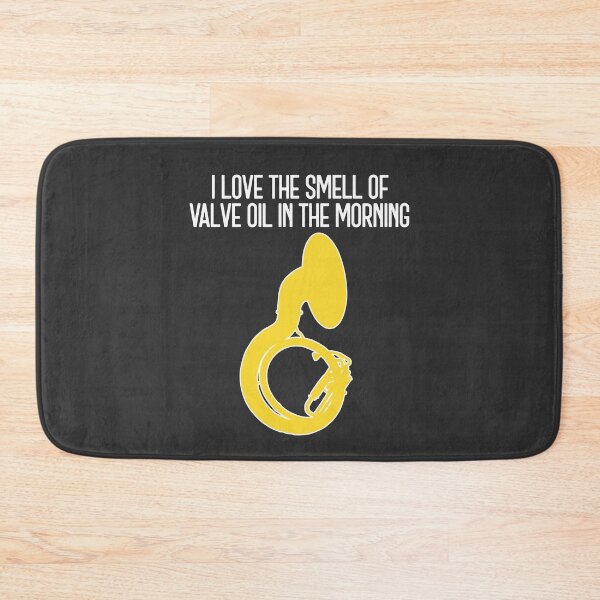 Item preview, Sousaphone - I LOVE THE SMELL OF VALVE OIL IN THE MORNING - Funny Sousaphone Gift, marching band, brass band designed and sold by HEJAshirts.
