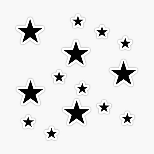 Stars blue Sticker by MrsDeeDesigns