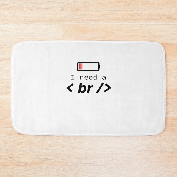 Item preview, I need a break - Funny Programming Jokes - Light Color designed and sold by Programming Jokes.