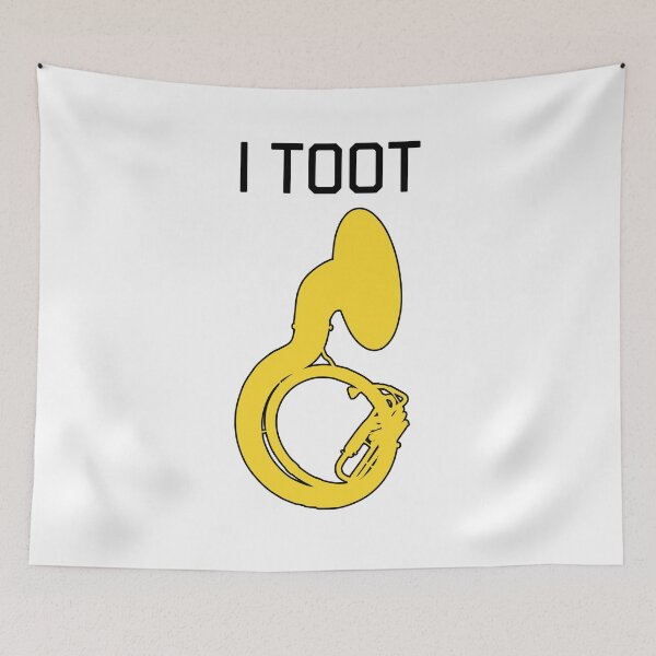 Item preview, Sousaphone - I TOOT - Funny Sousaphone Gift, marching band, brass band designed and sold by HEJAshirts.