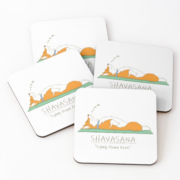 Item preview, Corgi Lying Down Pose "shavasana" designed and sold by Tyler Downey.