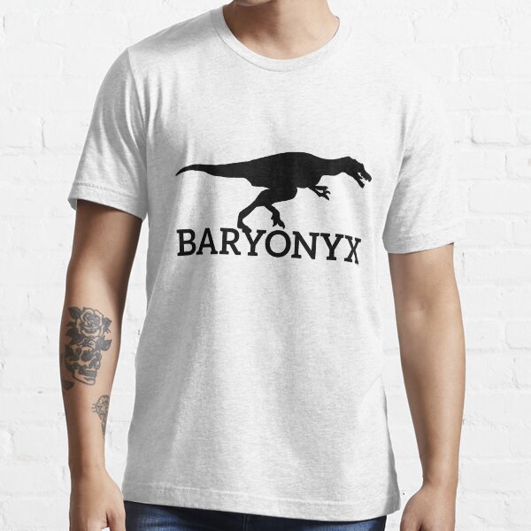 "Baryonyx dinosaur name lettering" Tshirt for Sale by Naohiro