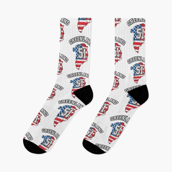 Item preview, Greenland 51st State USA American Flag Political designed and sold by funnytshirtemp.