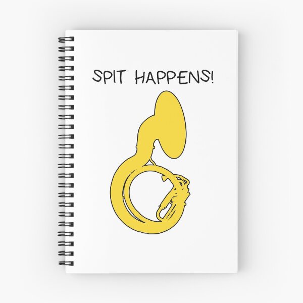 Item preview, Sousaphone - SPIT HAPPENS - Funny Sousaphone Gift, marching band, brass band designed and sold by HEJAshirts.