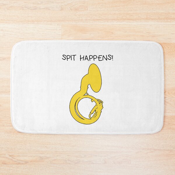 Item preview, Sousaphone - SPIT HAPPENS - Funny Sousaphone Gift, marching band, brass band designed and sold by HEJAshirts.