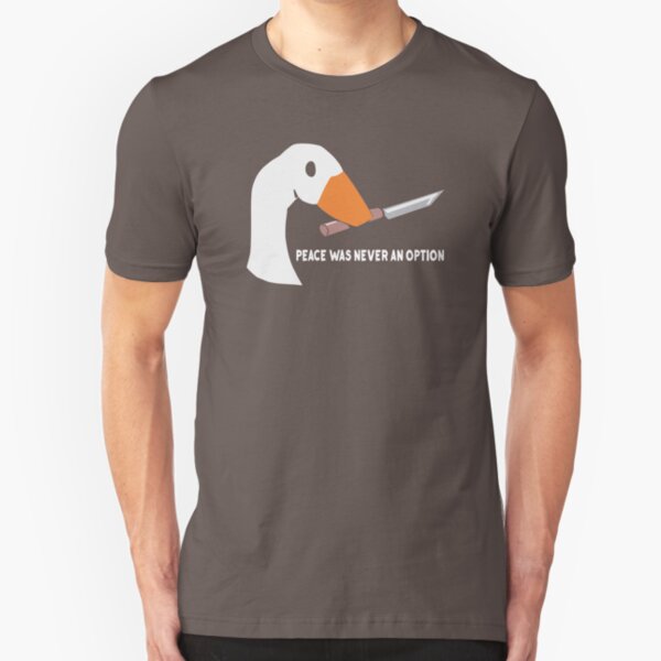 Peace Was Never an Option Slim Fit T-Shirt