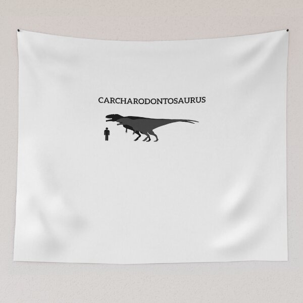 Item preview, Carcharodontosaurus dinosaur size gift idea designed and sold by Naohiro.
