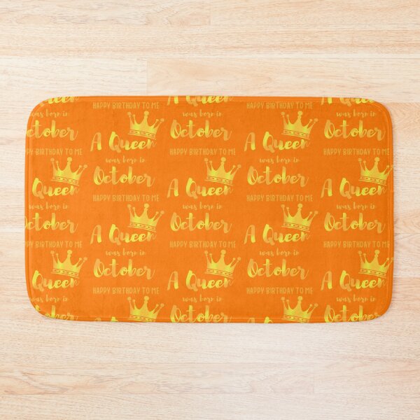 Item preview, A Queen Was Born In October Happy Birthday To Me Design designed and sold by WG-Factory.