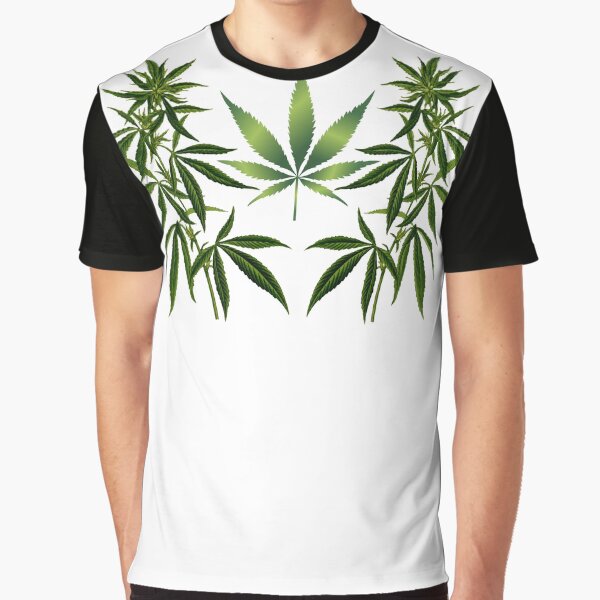 Weed Wreath Graphic T-Shirt