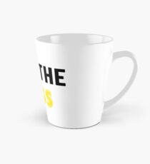 Taza cónica Drop The Bass: amarillo y negro