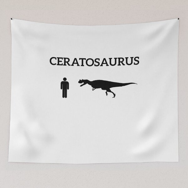 Item preview, Ceratosaurus dino size human comparison designed and sold by Naohiro.