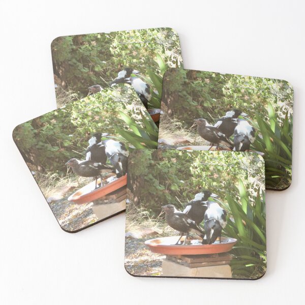 Item preview, HEY STOP ROCKING THE BOAT! Magpie family, 42c heat. designed and sold by RitaBlom.