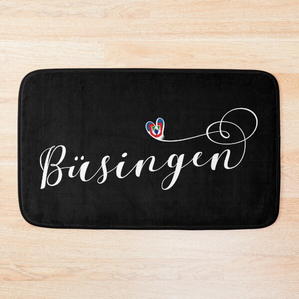 Item preview, Büsingen Flag Heart, Büsingen am Hochrhein designed and sold by Celticana.